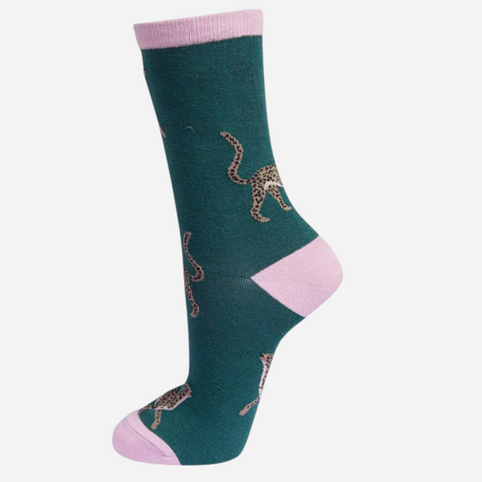 Cheetah Bamboo Socks