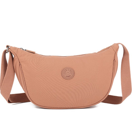 Sling Cross Body Bag Plaster Pink Badge