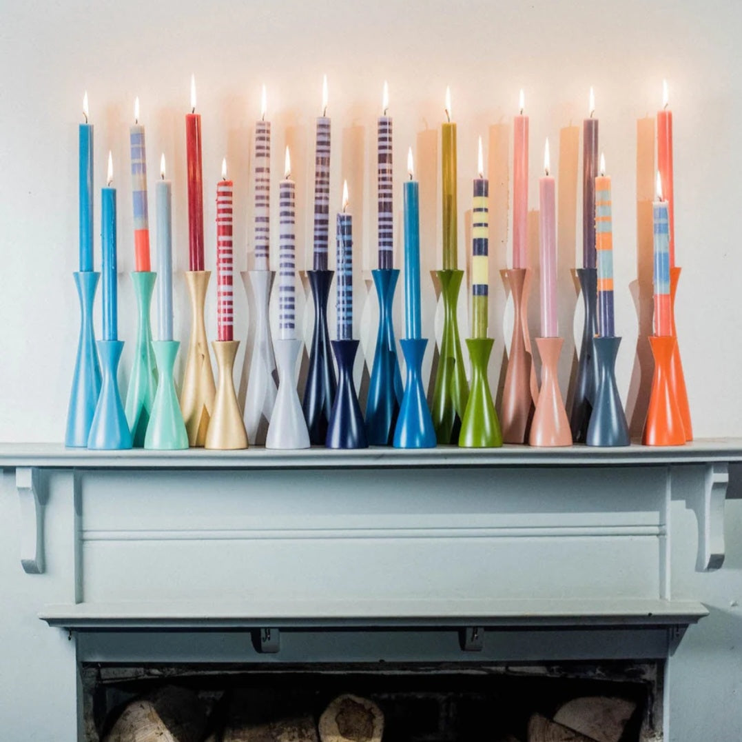 British Colour Standard Eco Dinner Candle in Rust