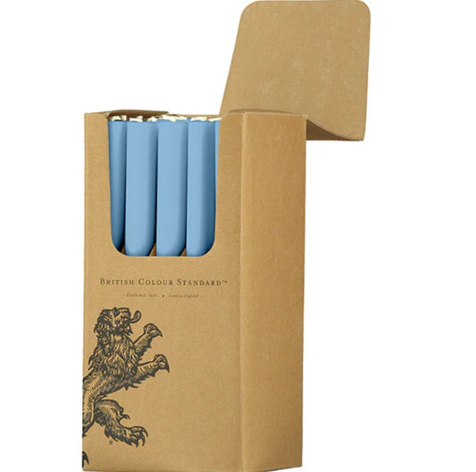 British Colour Standard Eco Dinner Candle in Pompadour