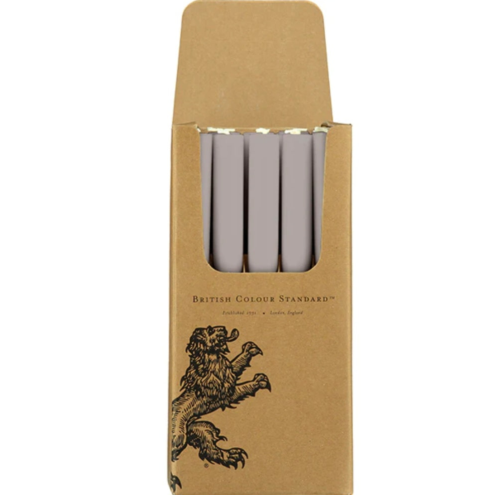 British Colour Standard Eco Dinner Candle in Fawn