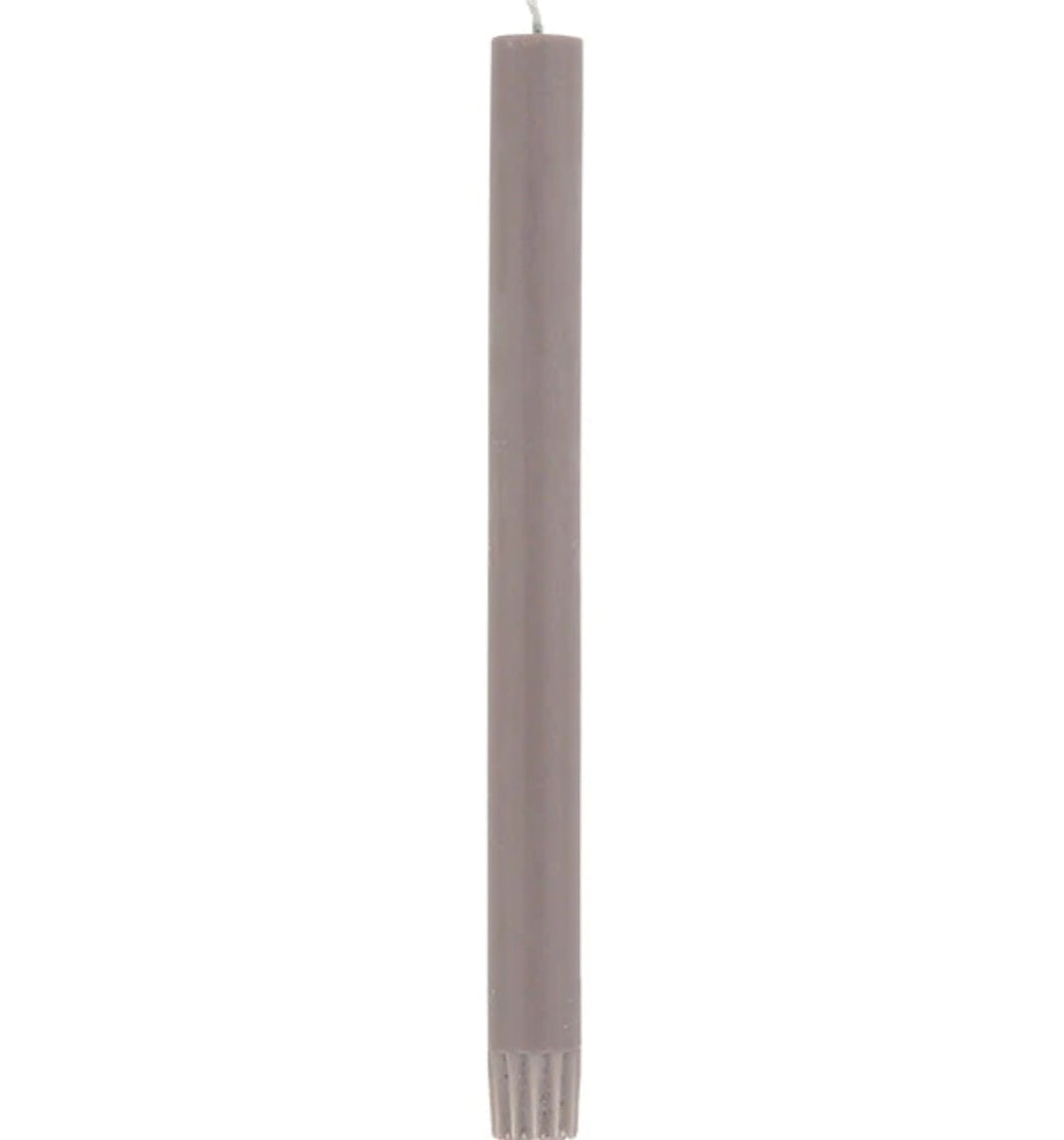 British Colour Standard Eco Dinner Candle in Fawn