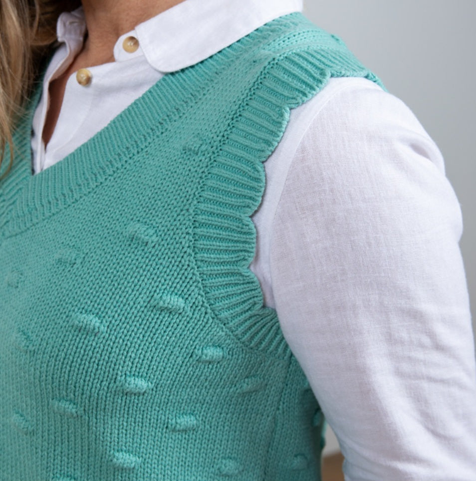 Lily & Me Saffy Tank Top in Sea Green