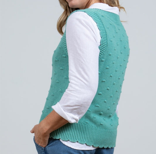 Lily & Me Saffy Tank Top in Sea Green