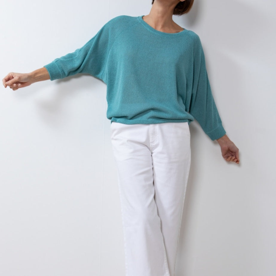 Lily & Me Laburnam Top in Ocean