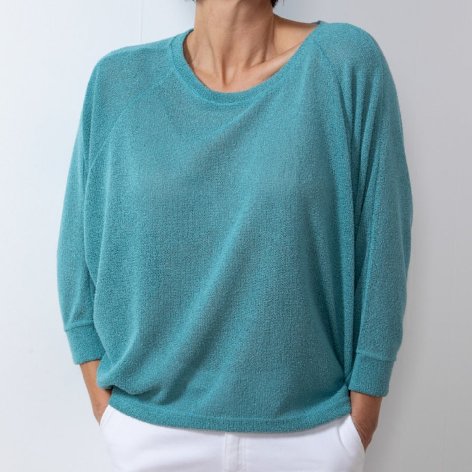 Lily & Me Laburnam Top in Ocean