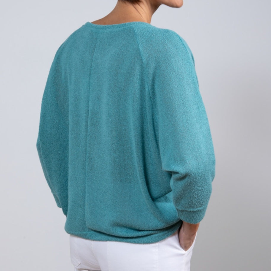 Lily & Me Laburnam Top in Ocean