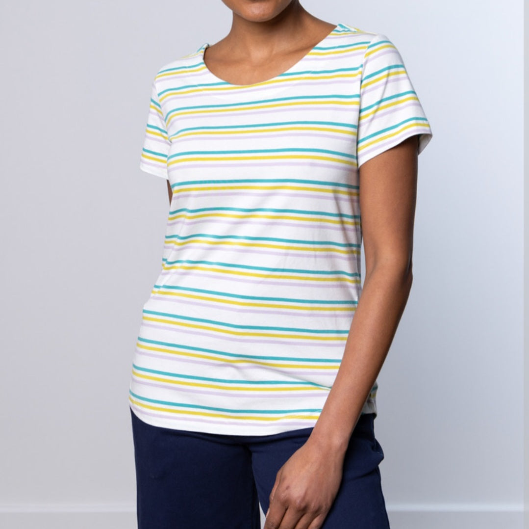 Lily & Me New Stripe Cotton Tee