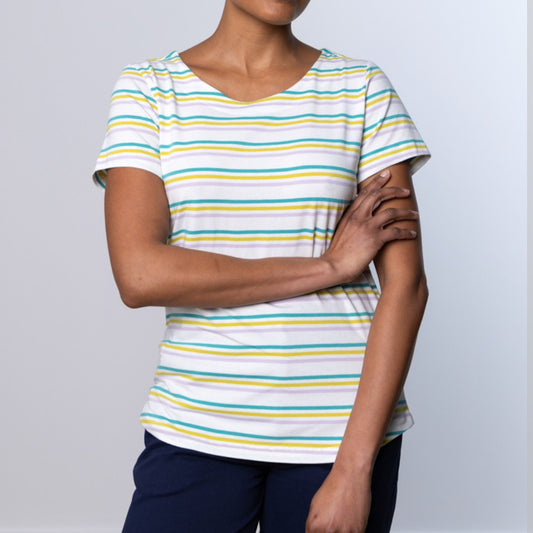 Lily & Me New Stripe Cotton Tee