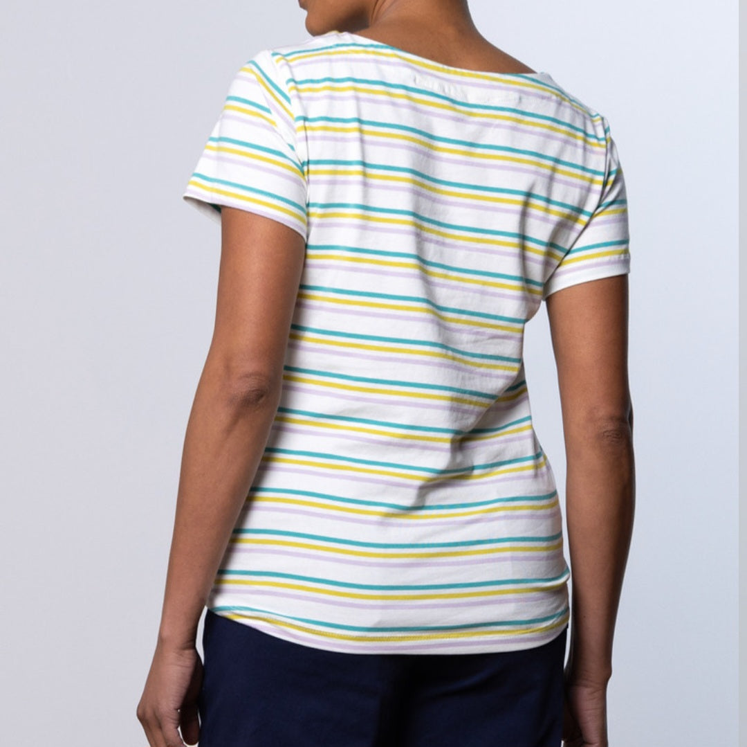 Lily & Me New Stripe Cotton Tee