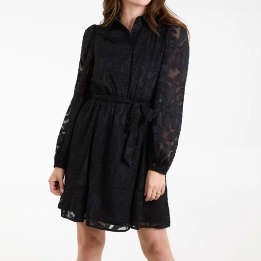 Olivia Jacquard Shirt Dress