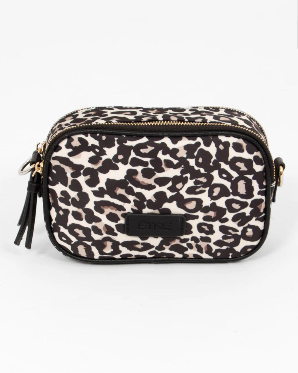 Ripley Animal Print Cross Body Bag in Ivory