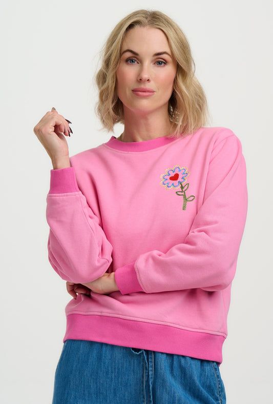 Sugarhill Brighton Mindy Blouson Sleeve Sweatshirt