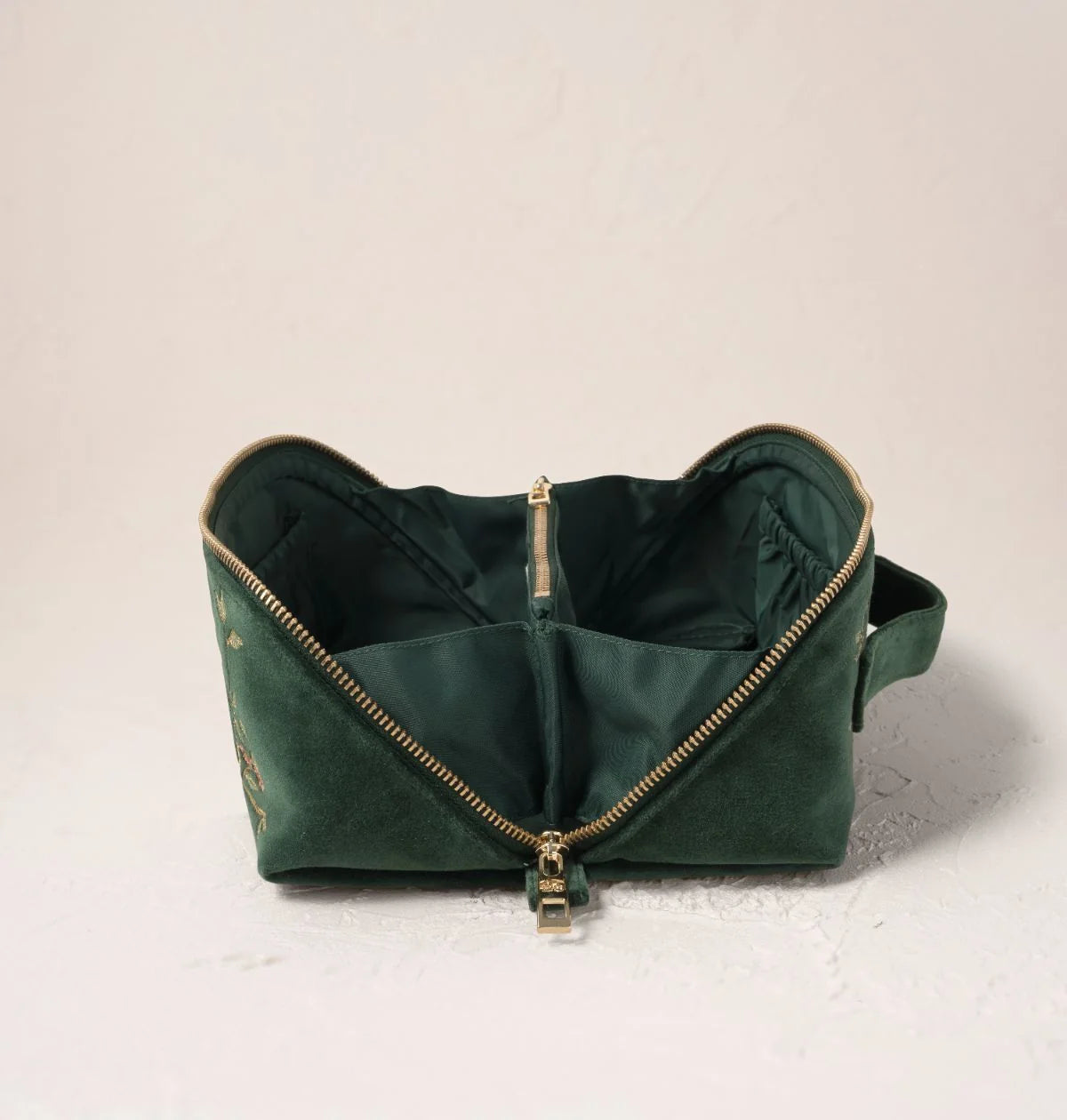 Songbirds Secret Garden Open Flat Makeup Bag
