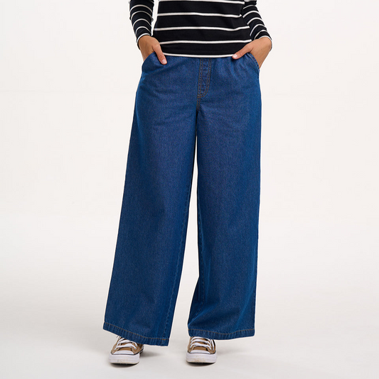 Sugarhill Brighton Immy Deep Blue Denim Trousers