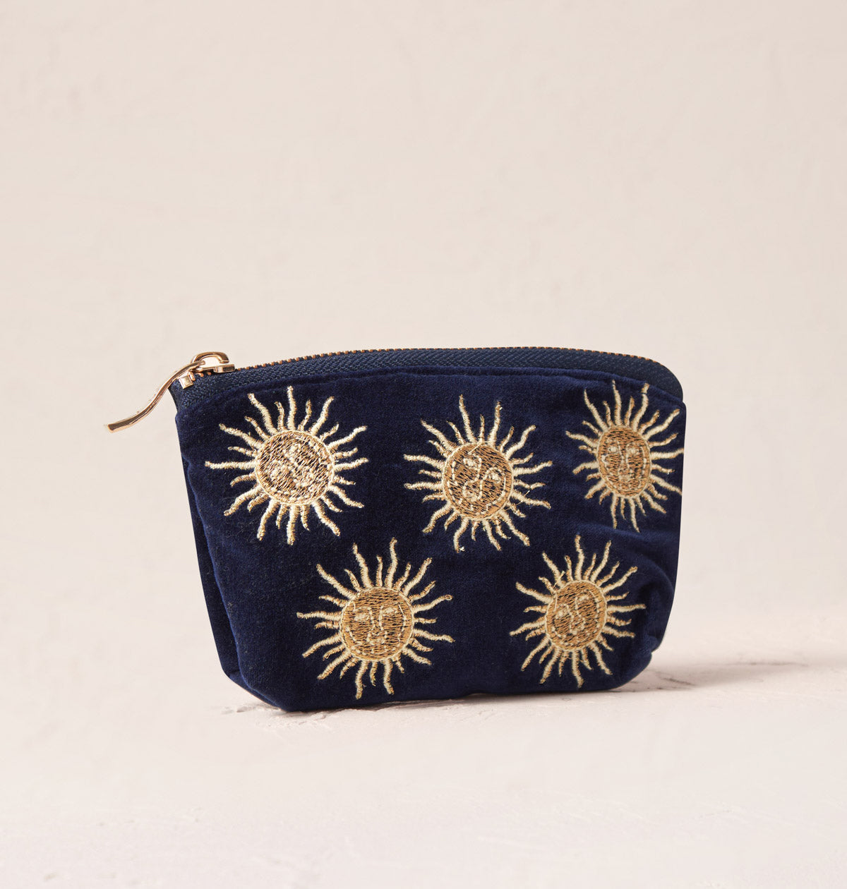Sun Goddess Coin Purse in Navy