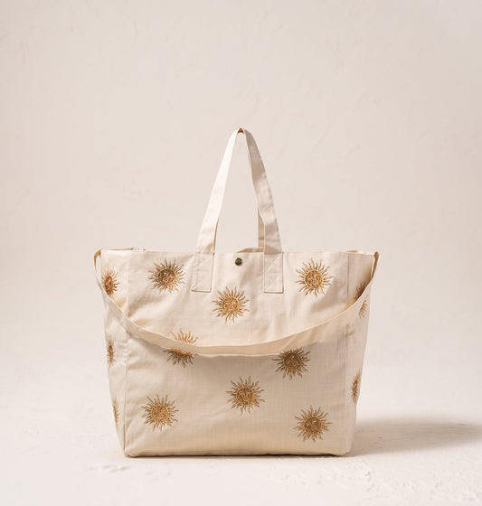Sun Goddess Carryall in Oat