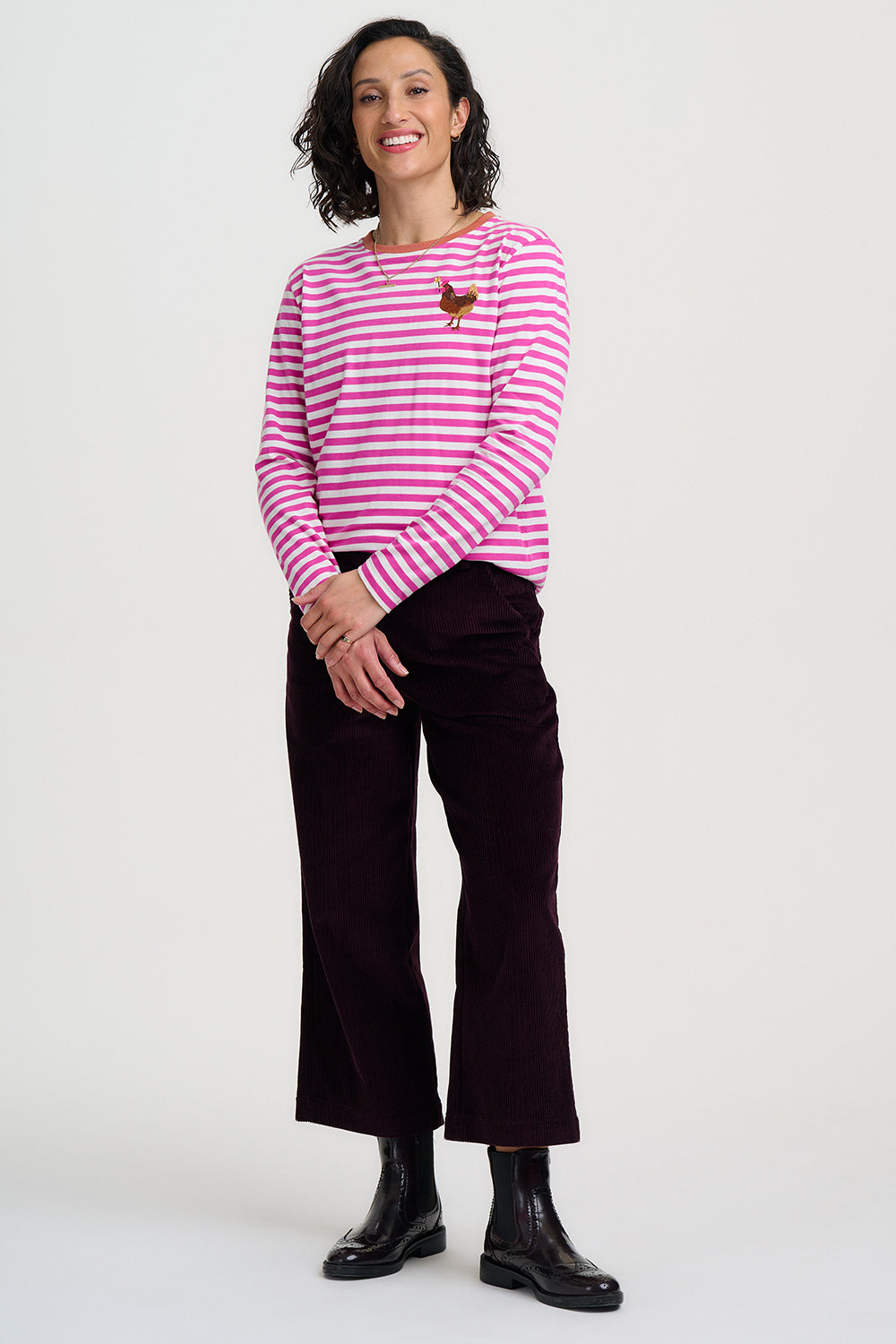 Sugarhill Brighton Brunswick Chicken Stripe Jersey Top