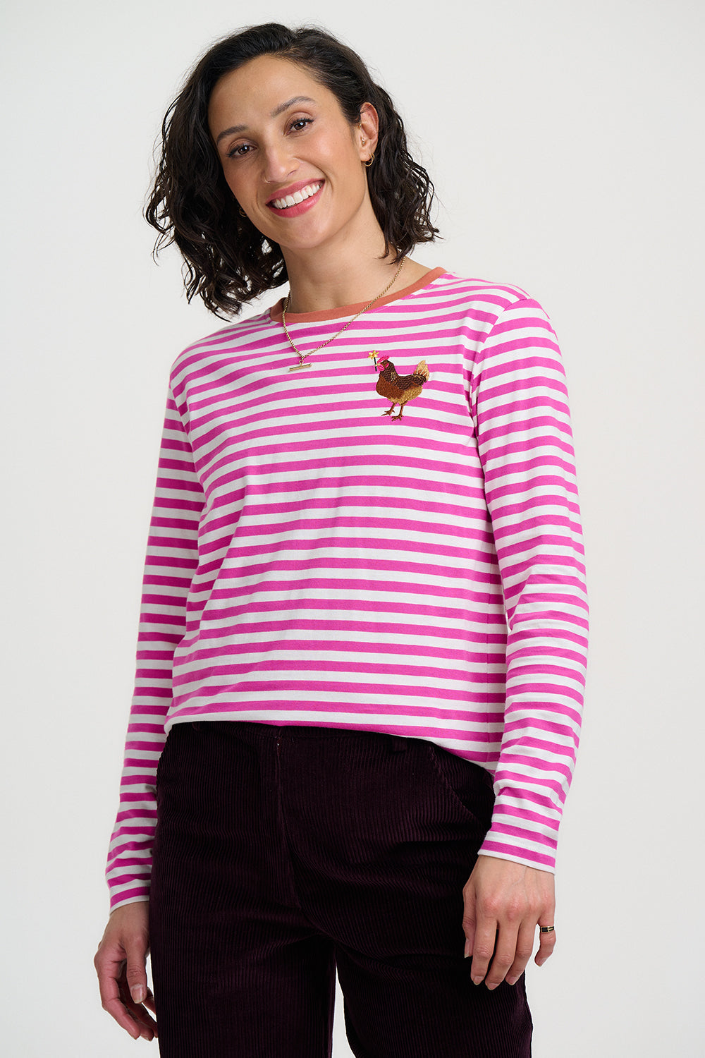 Sugarhill Brighton Brunswick Chicken Stripe Jersey Top