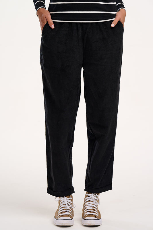 Sugarhill Brighton Vonnie Black Cord Trousers