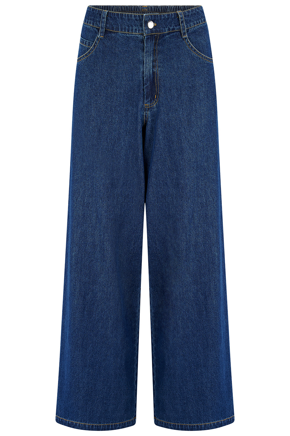 Sugarhill Brighton Justina Wide Leg Denim Trousers