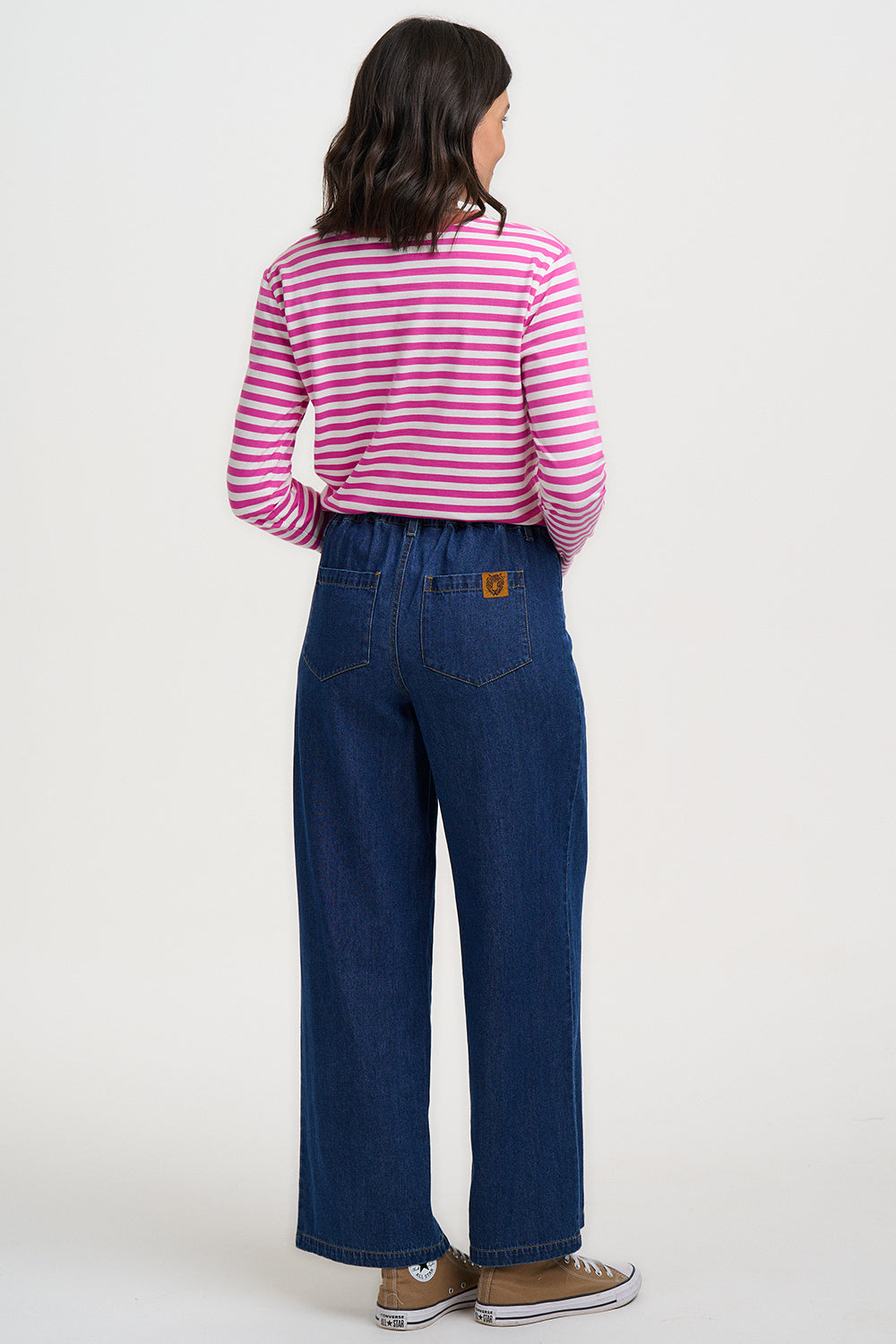 Sugarhill Brighton Justina Wide Leg Denim Trousers