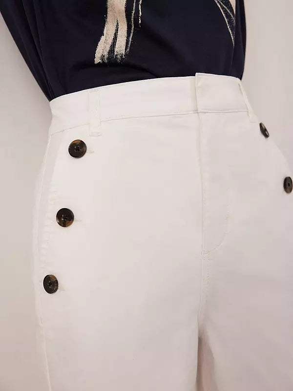 Bella Button Ankle Grazer Trousers