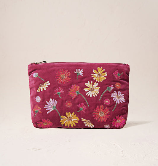 Wildflower Everyday Pouch in Dry Rose