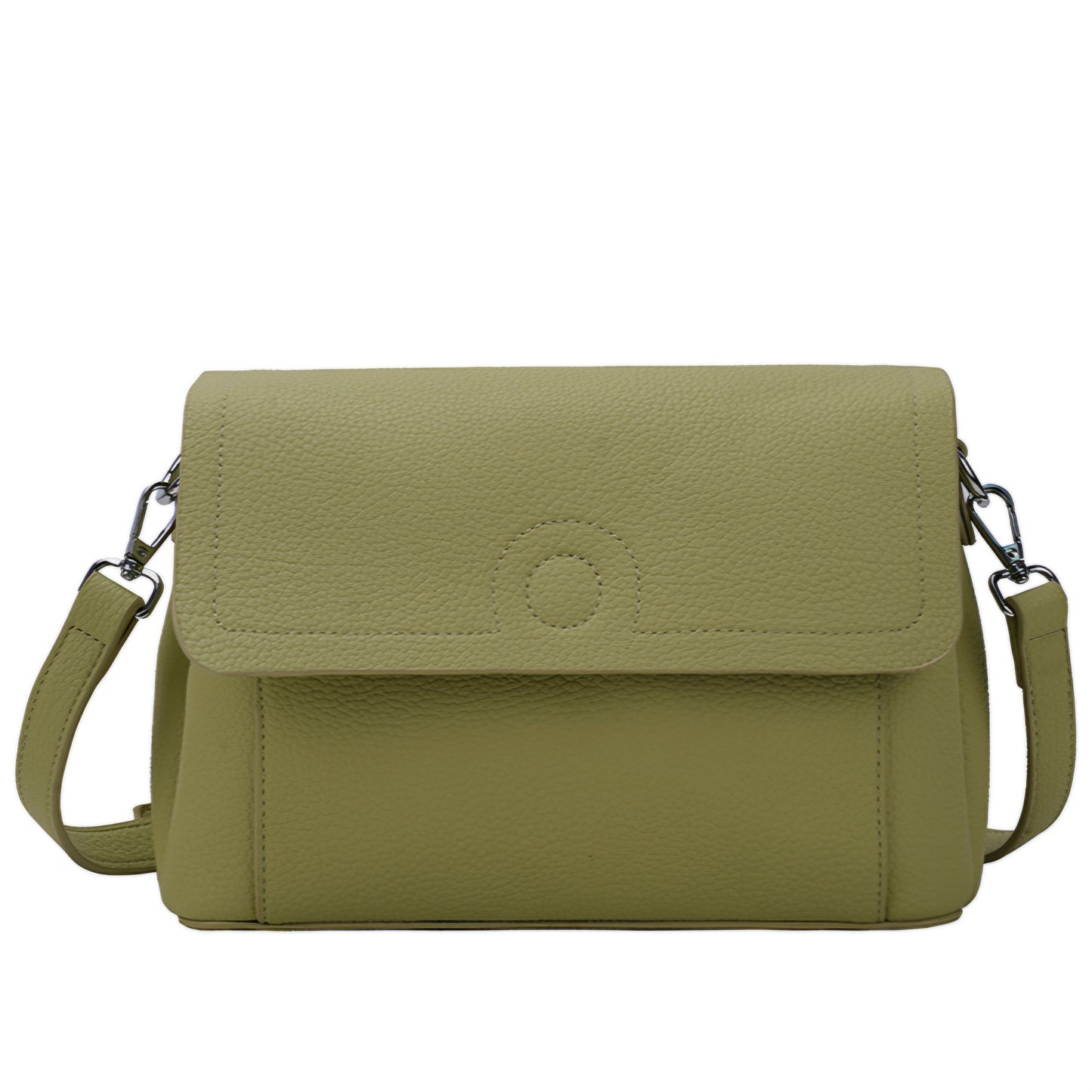 Cross Body Bag in Pea Green