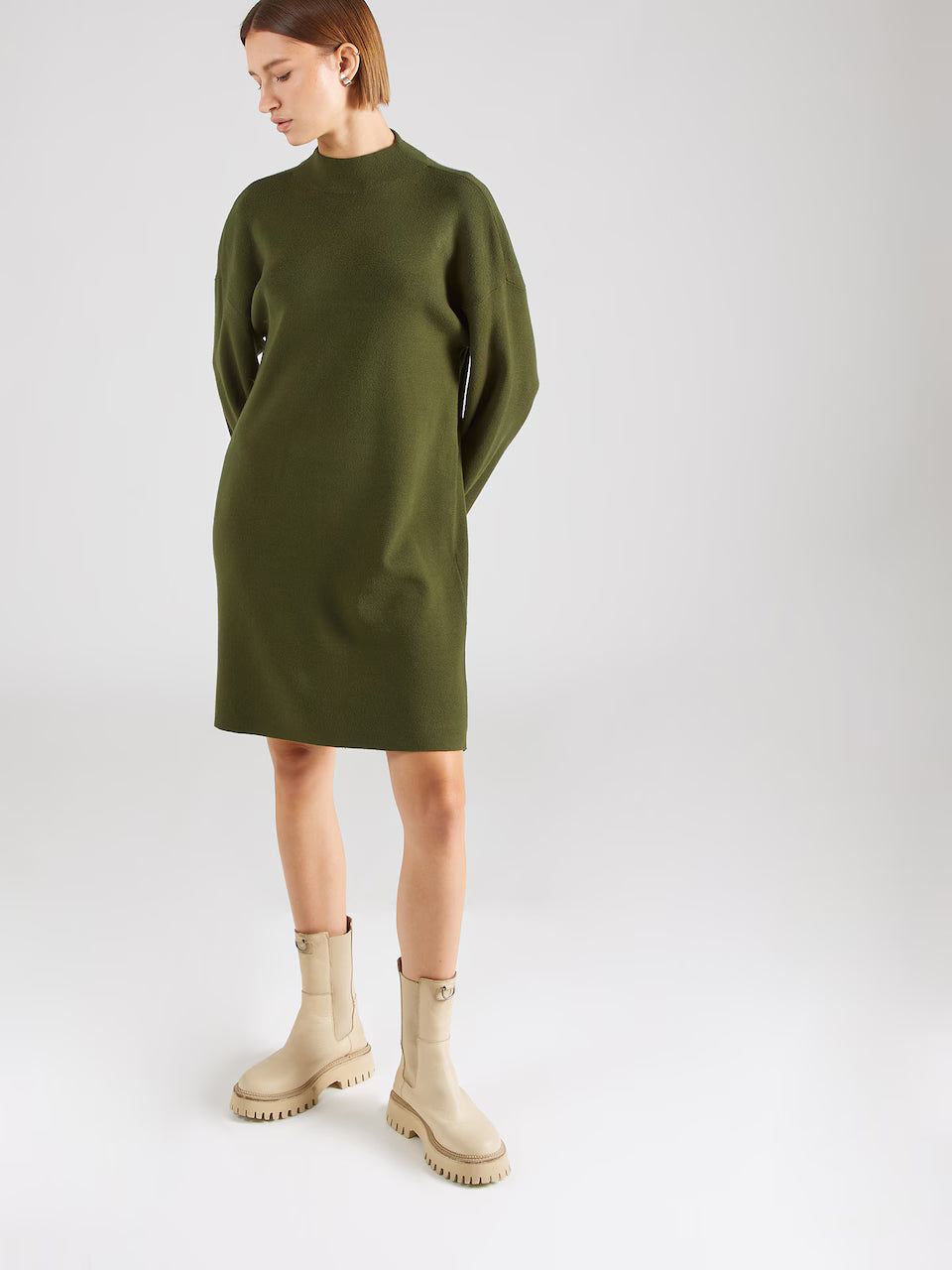 Vero Moda Nancy Jumper Dress in Khaki