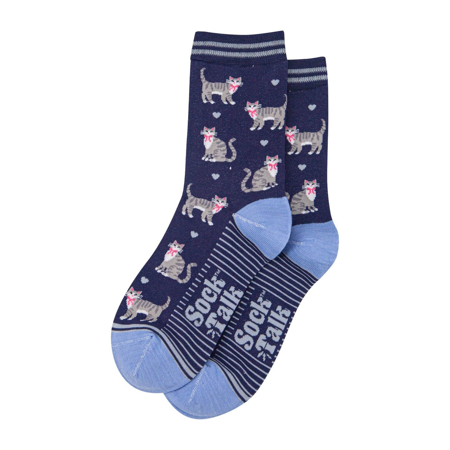 Grey Tabby Cats Bamboo Socks