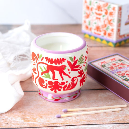 Paddywax Jungle Ceramic Soy Candle