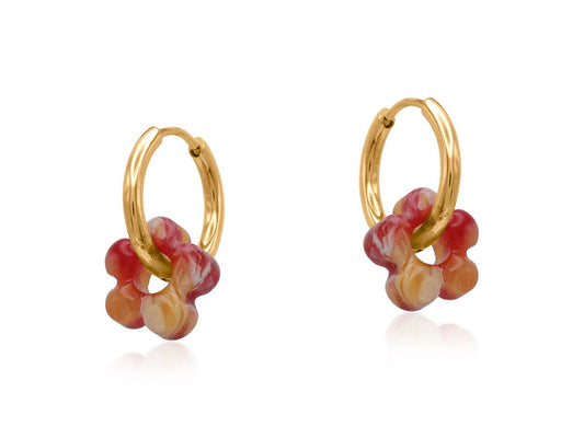 Salambo Petite Resin Huggies Earrings
