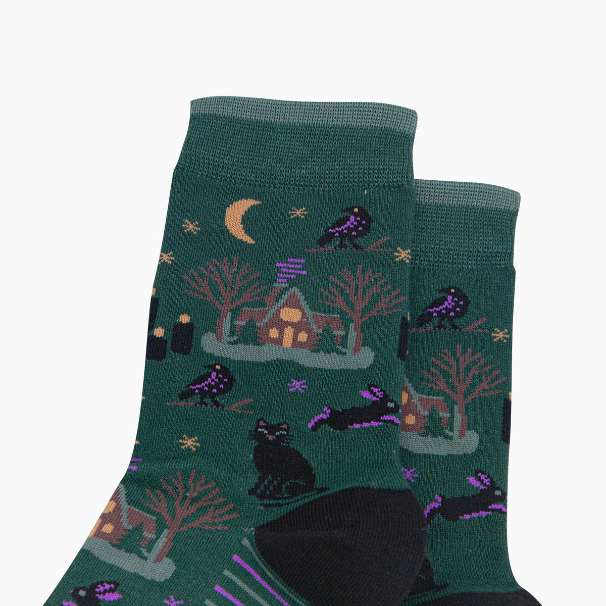 Witchy Cabin Bamboo Socks