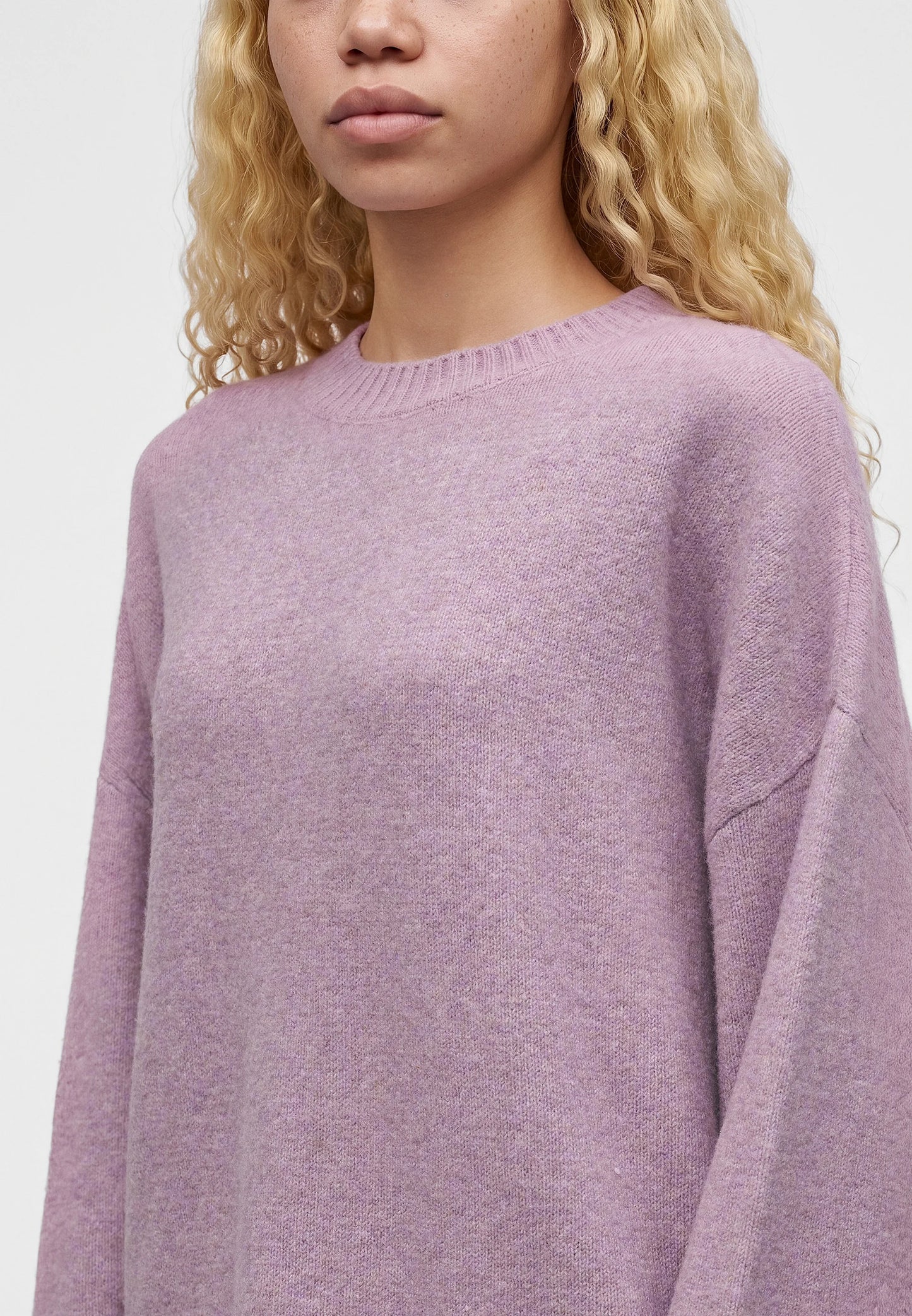 Vero Moda O-Neck Jumper in Elderberry