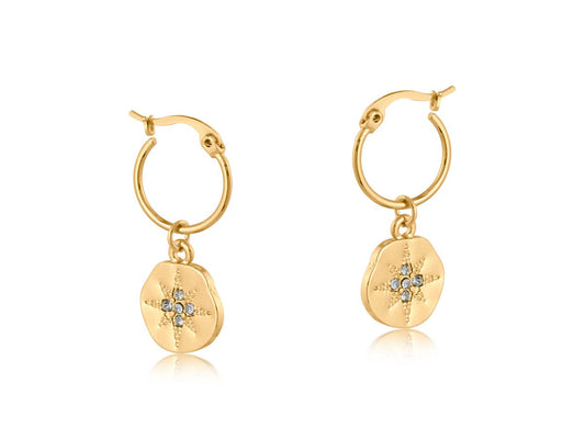 Celena Encrusted Star Earrings