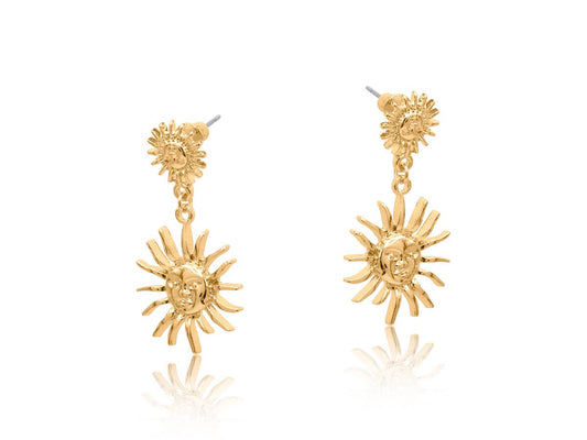 Matilda Double Sun Goddess Earrings