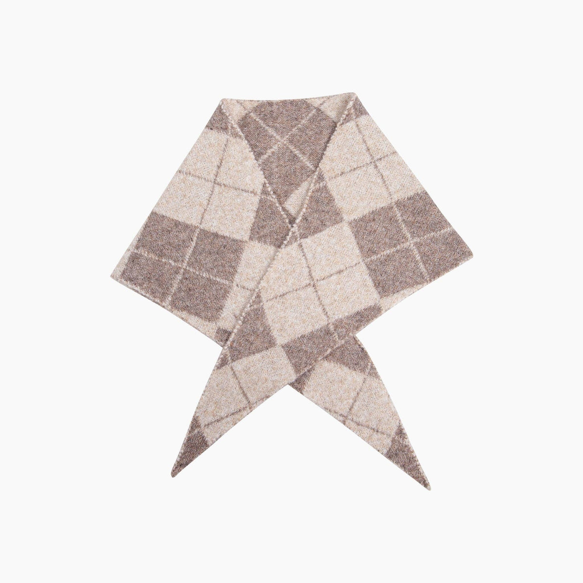 Argyle Triangle Scarf