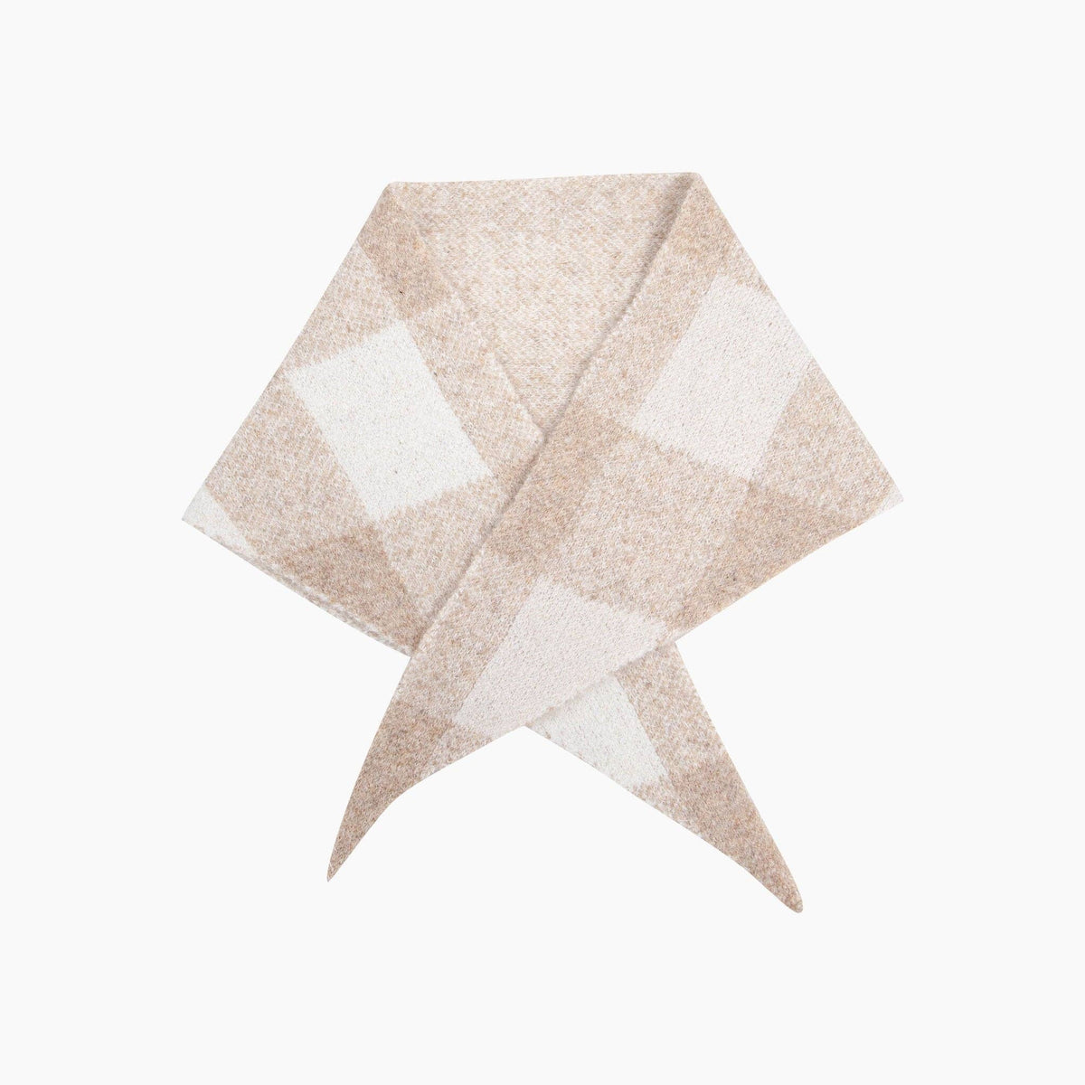 Check Triangle Scarf