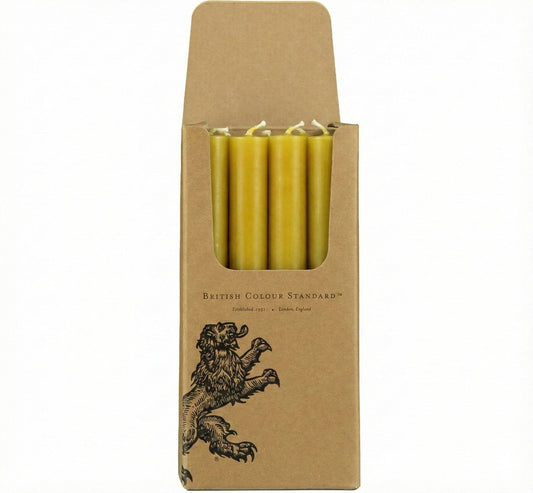 British Colour Standard Eco Dinner Candles in Green Muscat