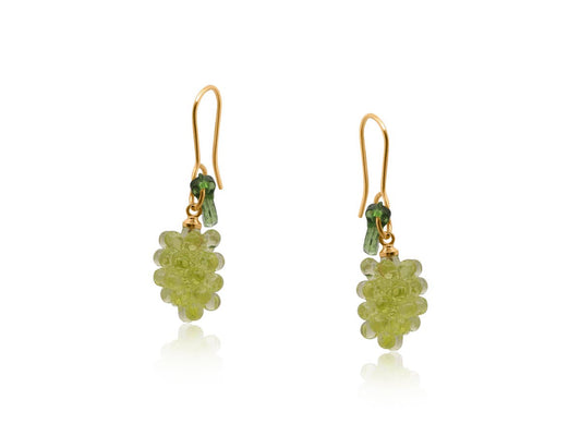 Dionysus Bunch of Grapes Dangle Earrings