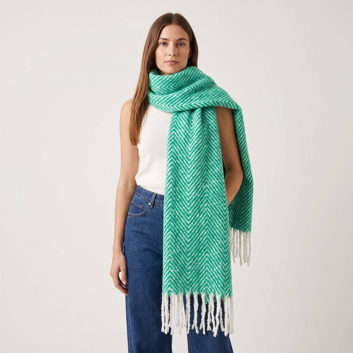 Cooper Heavyweight Herringbone Scarf