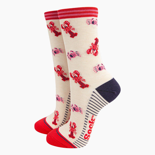 Lobster & Crab Bamboo Socks