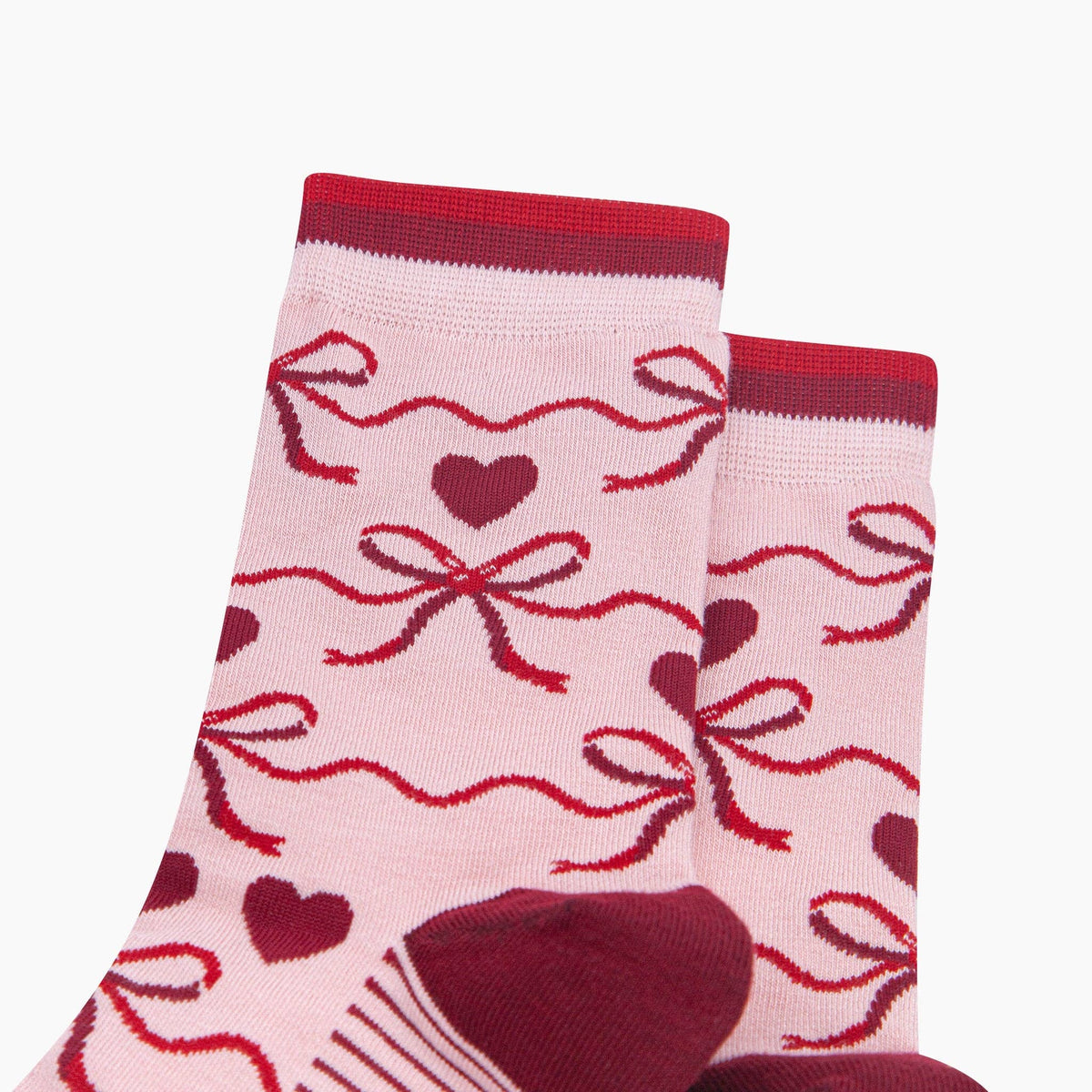 Ribbon Bow Bamboo Socks
