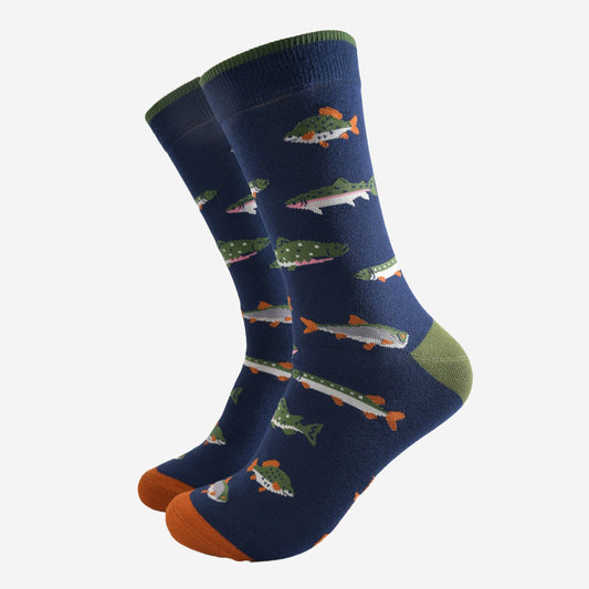 Men's River Fishing Bamboo Socks