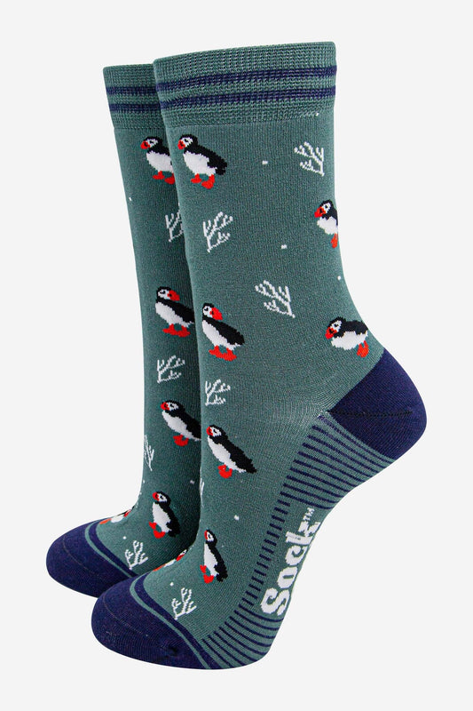 Puffin Bamboo Socks