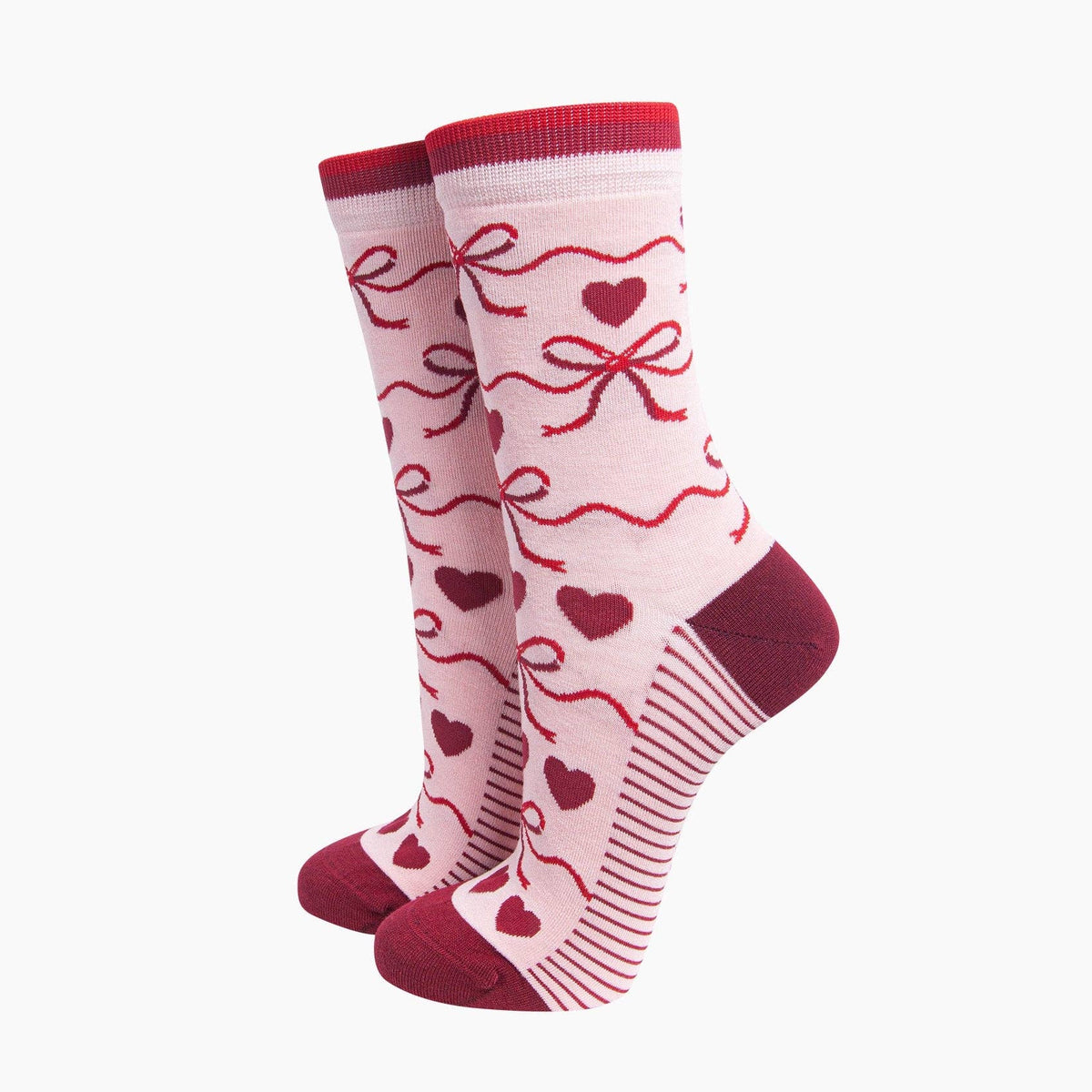 Ribbon Bow Bamboo Socks