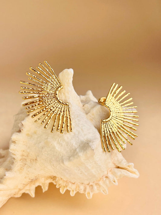 Golden Sunbeam Earrings