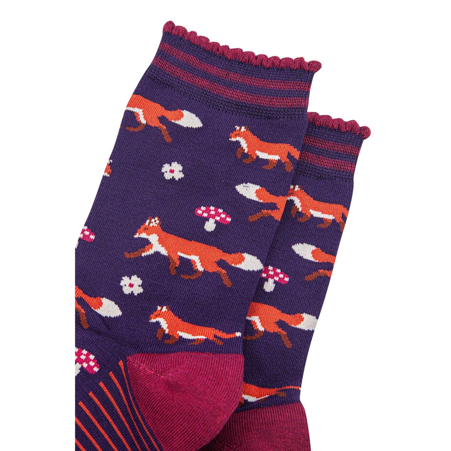 Fox & Toadstool Bamboo Socks