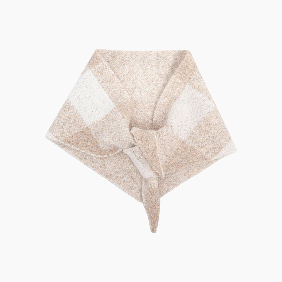Check Triangle Scarf